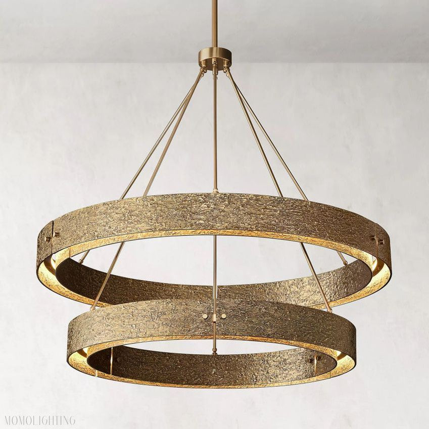 Veuvery Two-Tier Round Chandelier D 72"