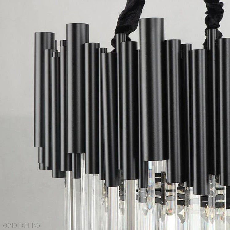 Viol Crystal Round Chandelier-Momo Lighting