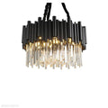 Viol Crystal Round Chandelier-Momo Lighting