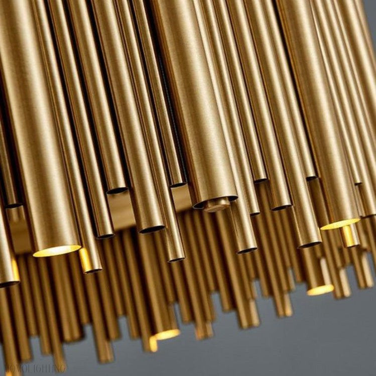 Viol Rectangle Chandelier for Dining Room-Momo Lighting