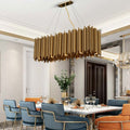 Viol Rectangle Chandelier for Dining Room-Momo Lighting