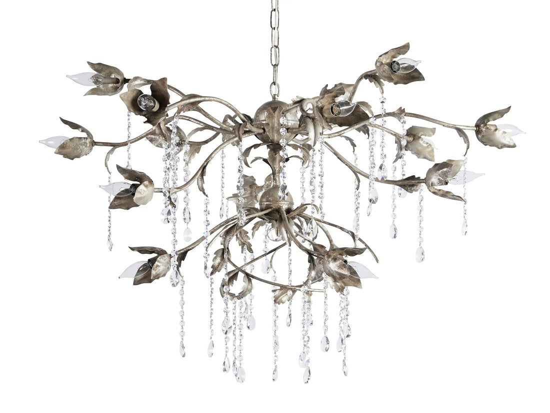 Viticcio Round Silver Chandelier-Momo Lighting