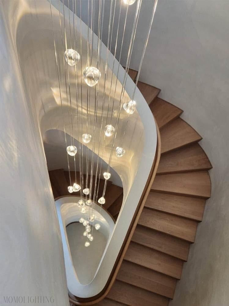 Walsh Foyer & Staircase Chandelier 7" 19" 33" D-Momo Lighting