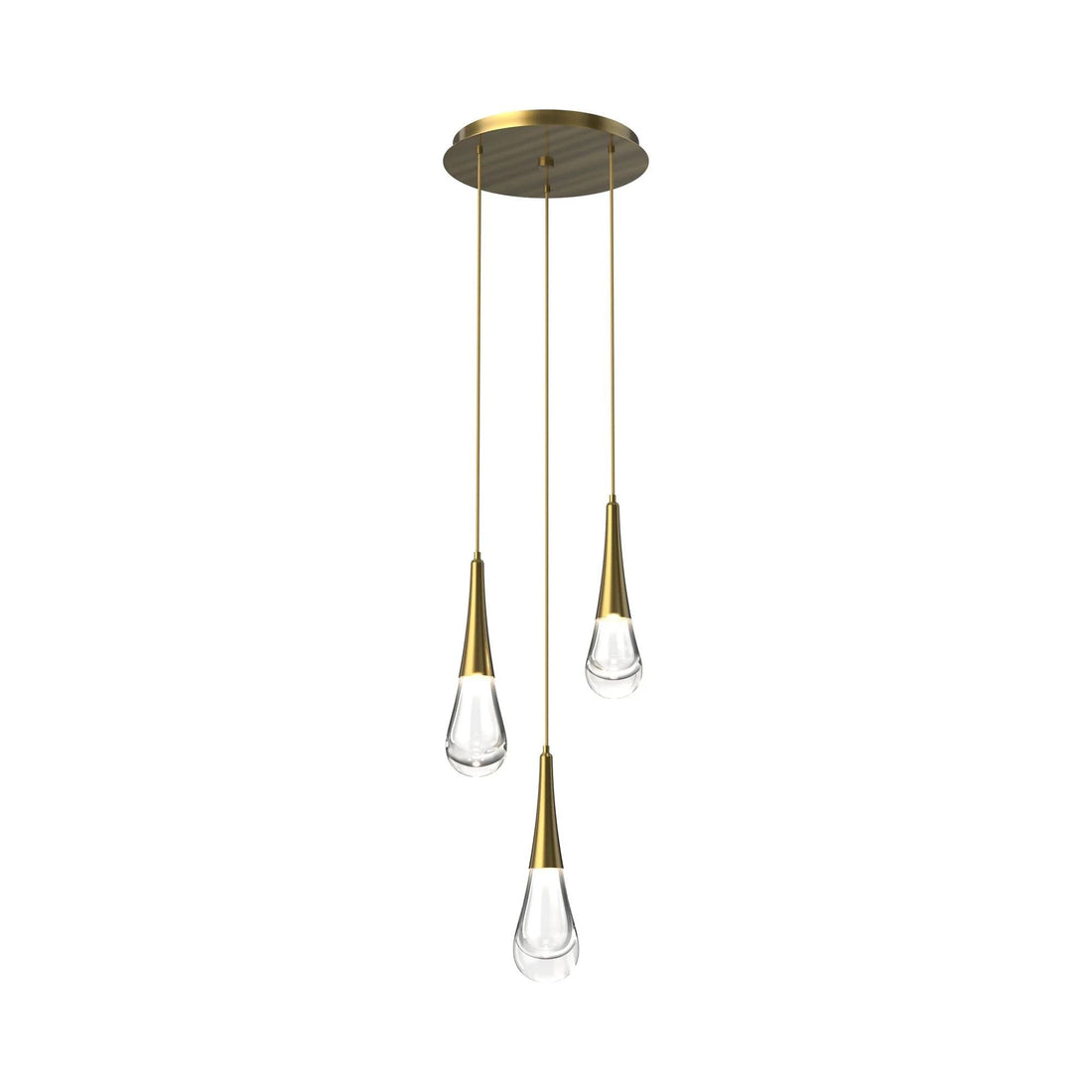 Water Drop Round LED Chandelier-Momo Lighting
