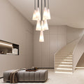 White Porcelain Round Chandelier D18