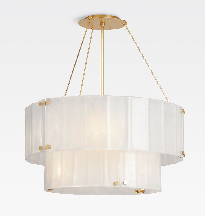 Willamette 32" Double Tier Crystal Chandelier-Momo Lighting