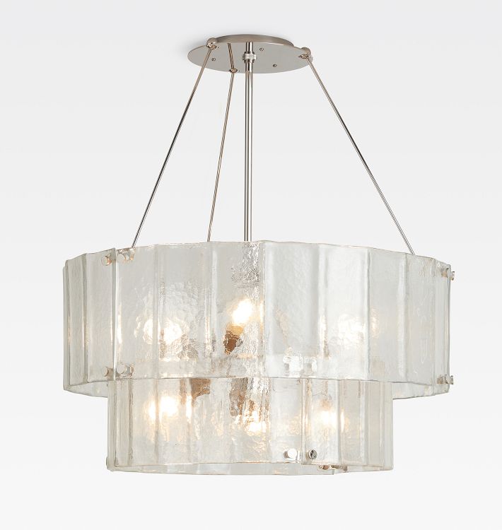 Willamette 32" Double Tier Crystal Chandelier-Momo Lighting
