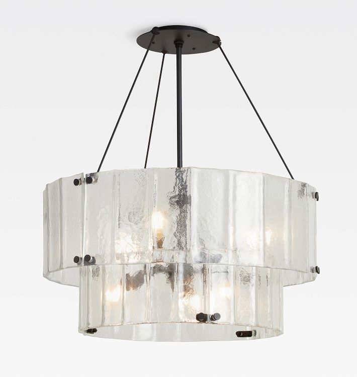 Willamette 32" Double Tier Crystal Chandelier-Momo Lighting