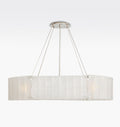 Willamette Glass Linear Chandelier 48''-Momo Lighting