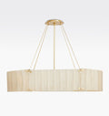 Willamette Glass Linear Chandelier 48''-Momo Lighting