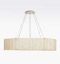 Willamette Glass Linear Chandelier 48''-Momo Lighting