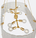 Willamette Glass Linear Chandelier 48''-Momo Lighting
