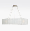 Willamette Glass Linear Chandelier 48''-Momo Lighting