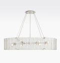 Willamette Glass Linear Chandelier 48''-Momo Lighting