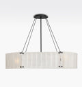 Willamette Glass Linear Chandelier 48''-Momo Lighting