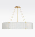 Willamette Glass Linear Chandelier 48''-Momo Lighting