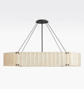 Willamette Glass Linear Chandelier 60''-Momo Lighting