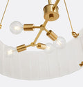 Willamette Glass Linear Chandelier 60''-Momo Lighting