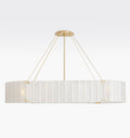 Willamette Glass Linear Chandelier 60''-Momo Lighting