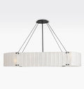 Willamette Glass Linear Chandelier 60''-Momo Lighting