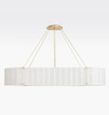 Willamette Glass Linear Chandelier 60''-Momo Lighting