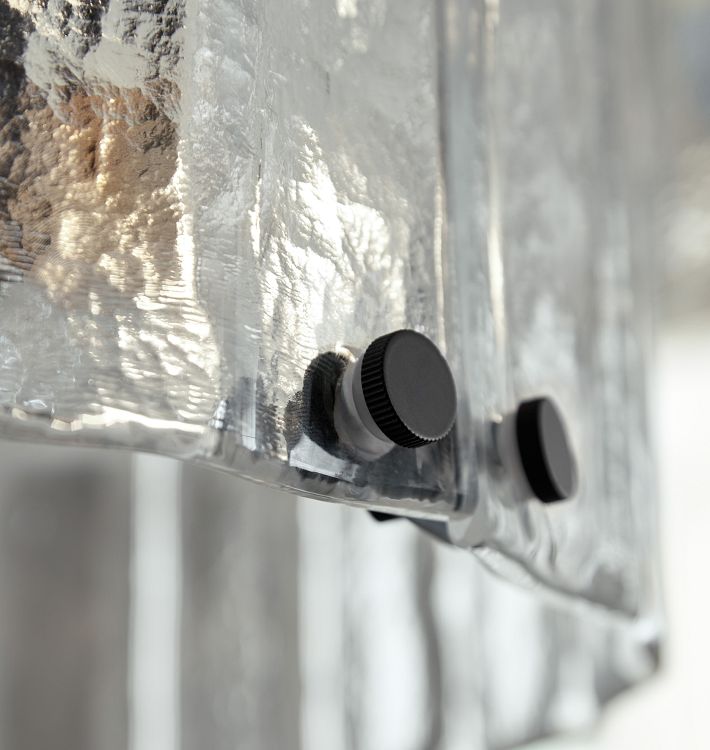 Willamette Glass Round Chandelier 2-Tier 32''-Momo Lighting