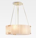 Willamette Glass Round Chandelier 24‘’-Momo Lighting
