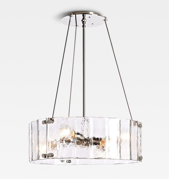Willamette Glass Round Chandelier 24‘’-Momo Lighting