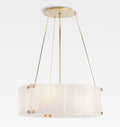 Willamette Glass Round Chandelier 24‘’-Momo Lighting