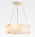 Willamette Glass Round Chandelier 24‘’-Momo Lighting