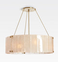 Willamette Glass Round Chandelier 32‘’-Momo Lighting