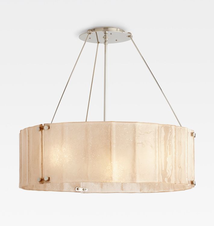 Willamette Glass Round Chandelier 32‘’-Momo Lighting