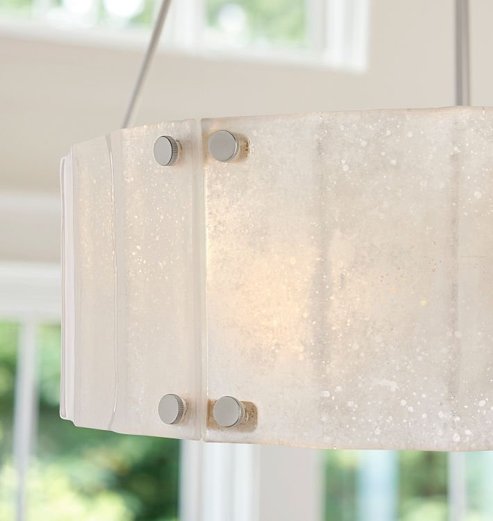 Willamette Glass Round Chandelier 32‘’-Momo Lighting