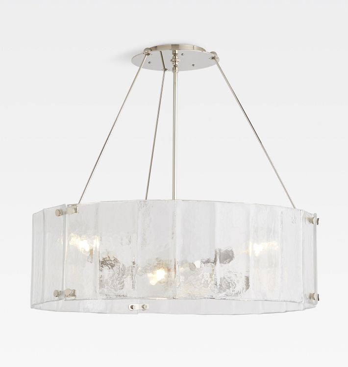 Willamette Glass Round Chandelier 32‘’-Momo Lighting