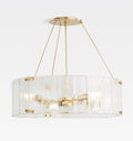 Willamette Glass Round Chandelier 32‘’-Momo Lighting