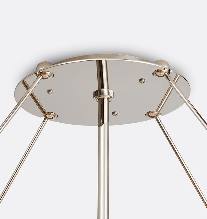 Willamette Glass Round Chandelier 48''-Momo Lighting