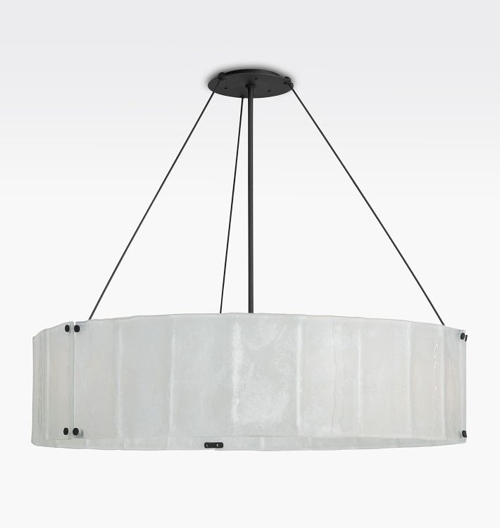 Willamette Glass Round Chandelier 48''-Momo Lighting