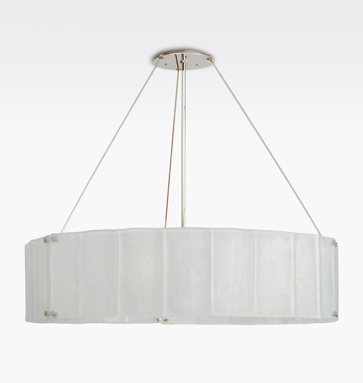Willamette Glass Round Chandelier 48''-Momo Lighting