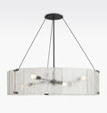 Willamette Glass Round Chandelier 48''-Momo Lighting
