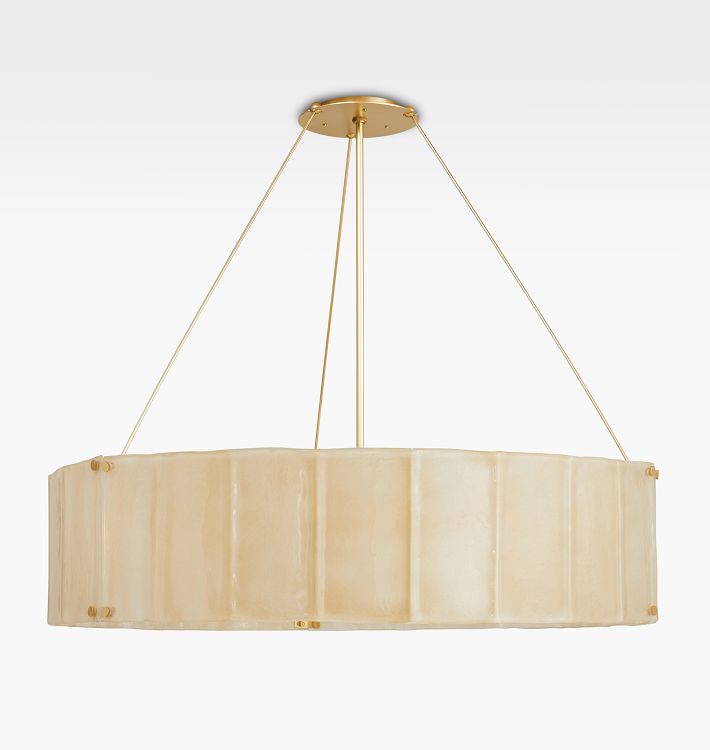 Willamette Glass Round Chandelier 48''-Momo Lighting