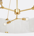 Willamette Glass Round Chandelier 48''-Momo Lighting