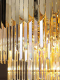 William Multi Tier Crystal Chandelier-Momo Lighting