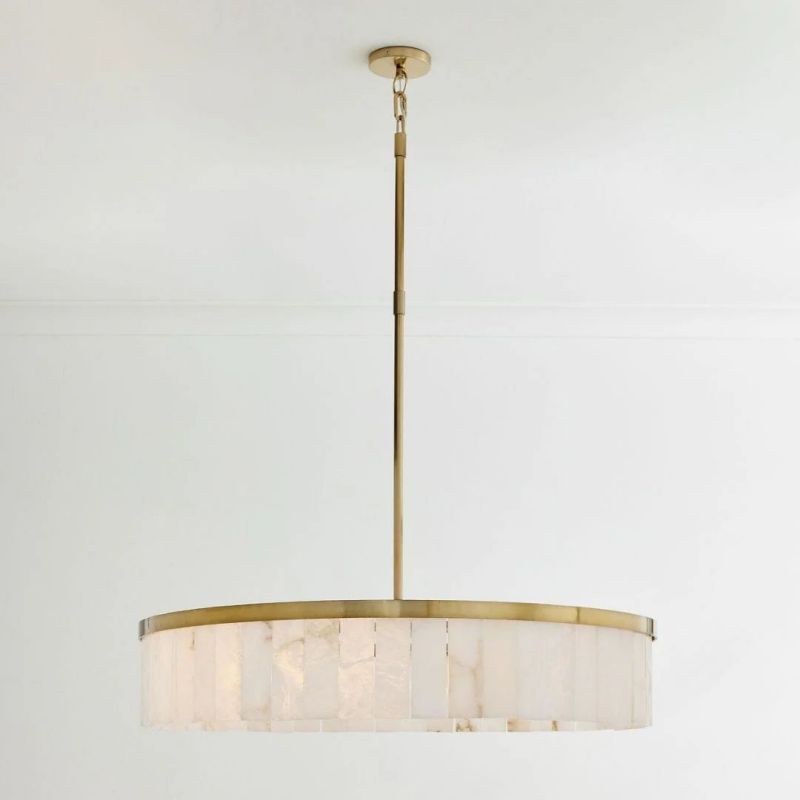Windha Alabaster chandelier-Momo Lighting