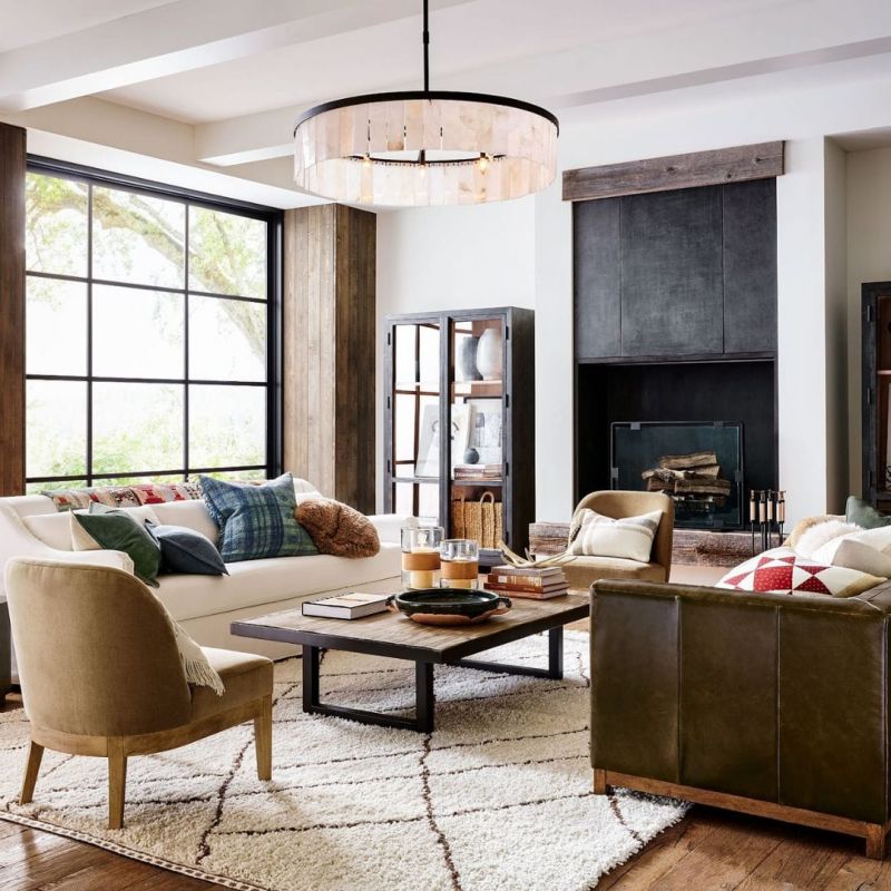 Windha Alabaster chandelier-Momo Lighting