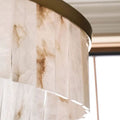 Windha Alabaster chandelier-Momo Lighting