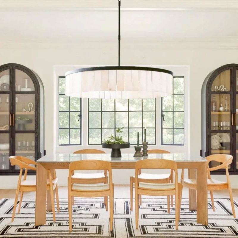 Windha Alabaster chandelier-Momo Lighting