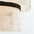Windham Alabaster 3 Tier Chandelier-Momo Lighting