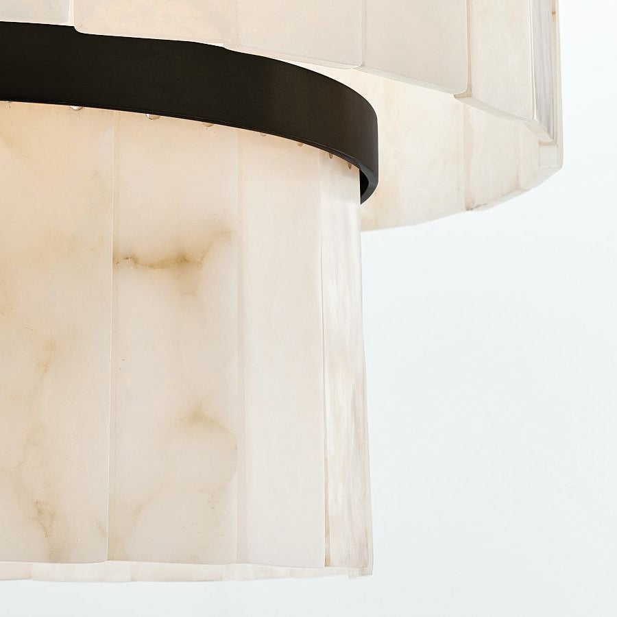 Windham Alabaster 3 Tier Chandelier-Momo Lighting