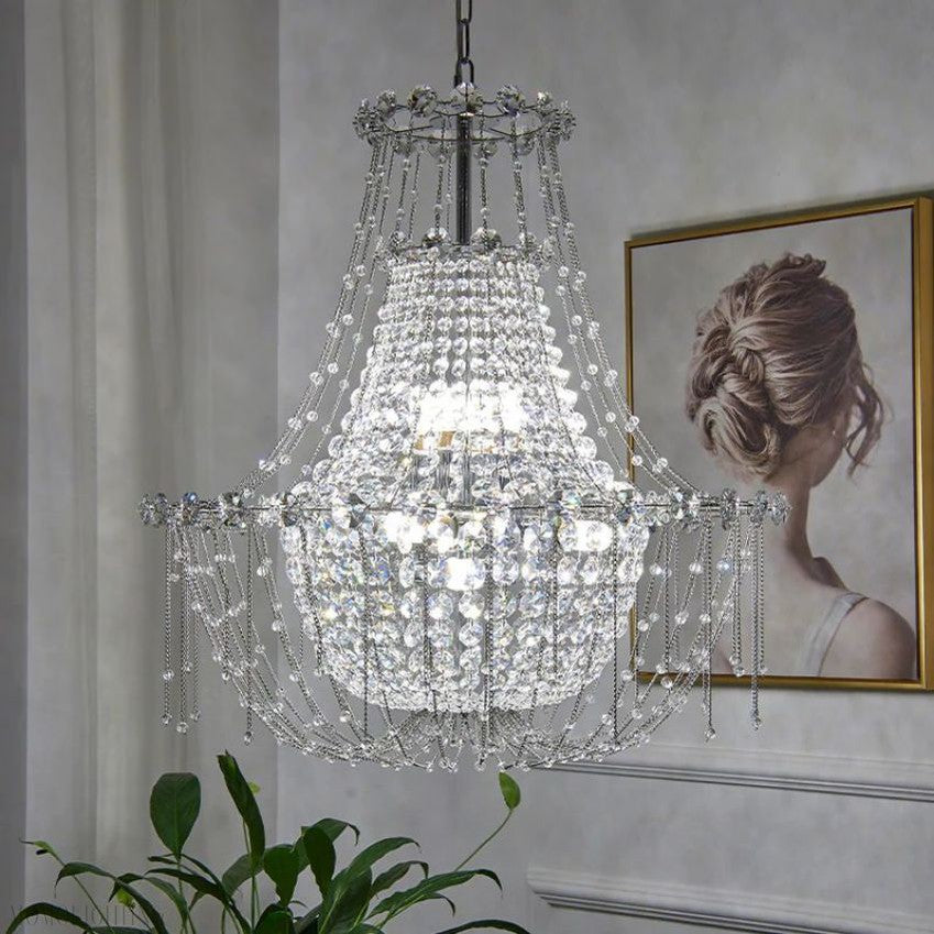 Yolanda Empire Crystal Chandelier-Momo Lighting