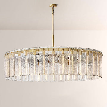 Camette Glass Round Chandelier 60"D